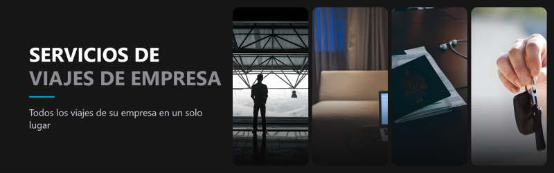 Servicios de viajes de empresa